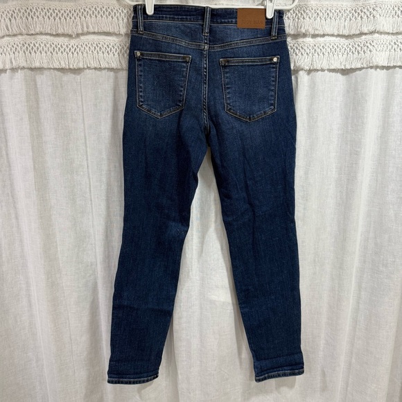 Judy Blue Ready or Not Mid Rise Distressed Slim Fit Jeans - Picture 5 of 7